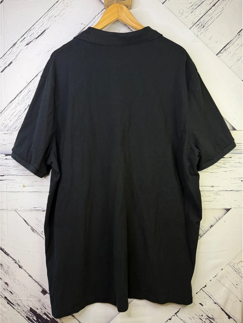 Polo Ralph Lauren Quiet Luxury Classic Black Mesh Polo Shirt w/ Red Pony Men 2XL